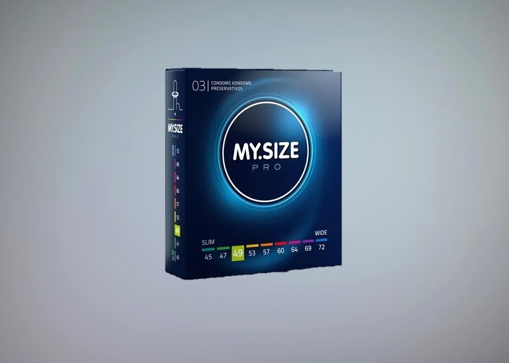 My Size – Pro 49. - 3 db egyedi méretű óvszer (49 mm)